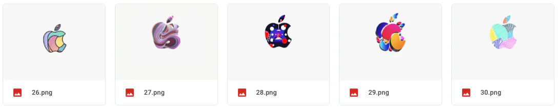 Ảnh nền đẹp chất lượng cao: 33 logo Apple dùng cho sự kiện iPad Pro tháng 10