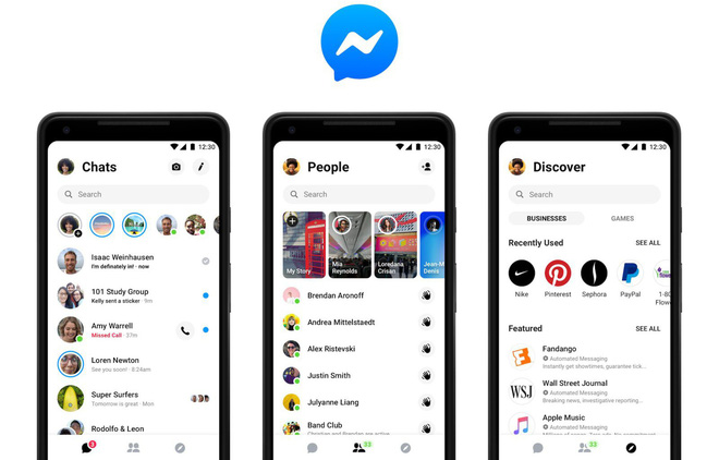 Facebook Messenger được làm lại giao diện, đơn giản và thân thiện hơn