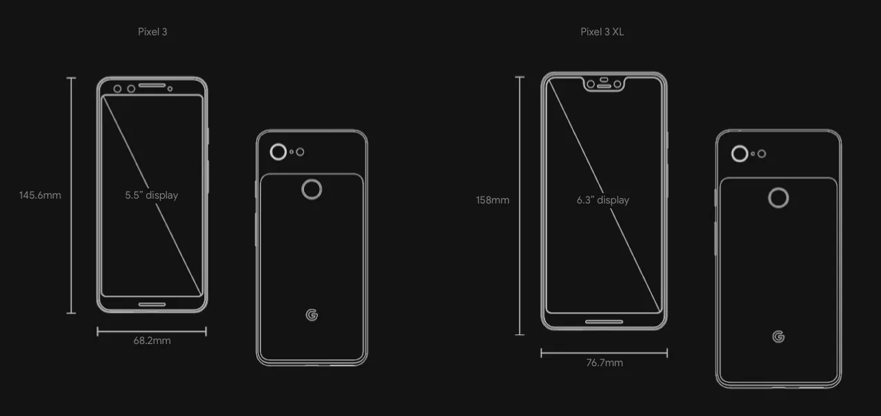 Google Pixel 3 và 3 XL chính thức với màn hình lớn hơn, camera tốt hơn