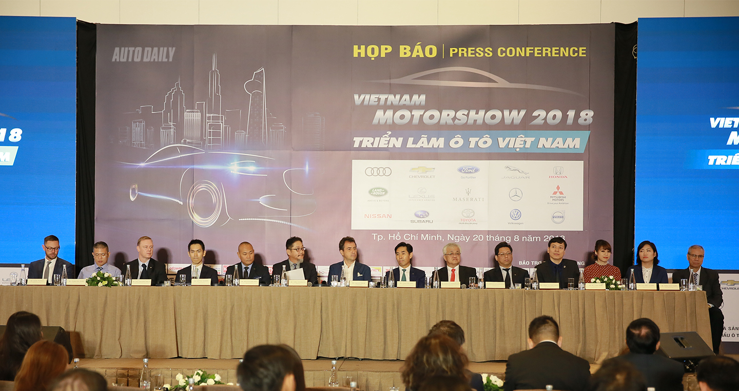 Vietnam Motor Show 2018 chốt ngày diễn ra với 15 thương hiệu