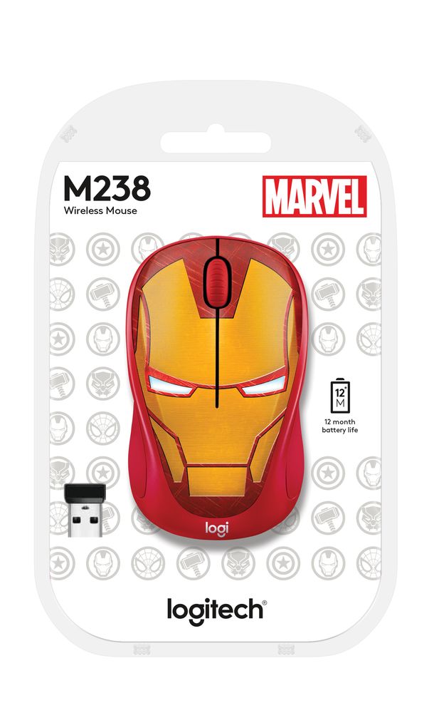 Tìm kiếm siêu anh hùng trong bạn với bộ sưu tập mới của chuột Logitech M238 MARVEL