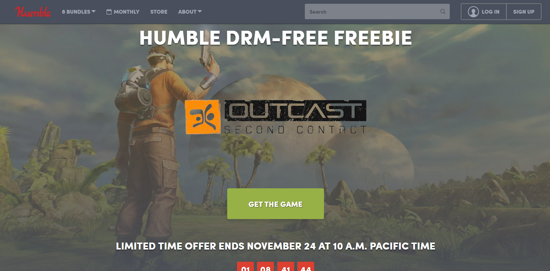 Nhanh tay tải về miễn phí Outcast - Second Contact trước khi hết hạn trong ngày mai