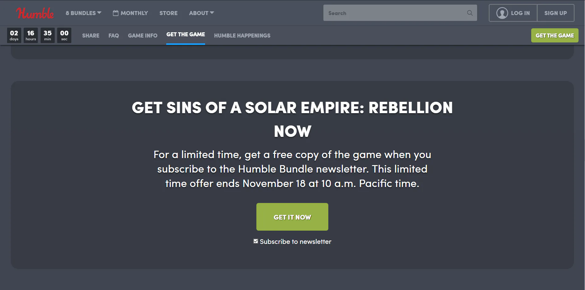 Nhanh tay lấy game Sins of a Solar Empire: Rebellion trị giá $40 hiện đang miễn phí trong 2 ngày