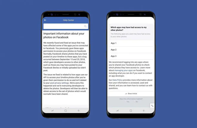 Facebook làm lộ ảnh riêng tư của gần 7 triệu người dùng