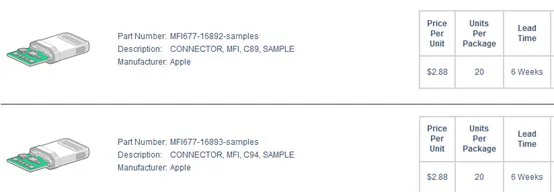 cáp sạc chuẩn Apple