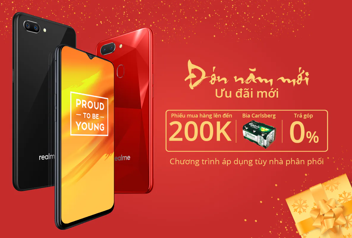 “ĐÓN NĂM MỚI, ƯU ĐÃI MỚI” Chào 2019 với Realme trong tháng 1 và 2
