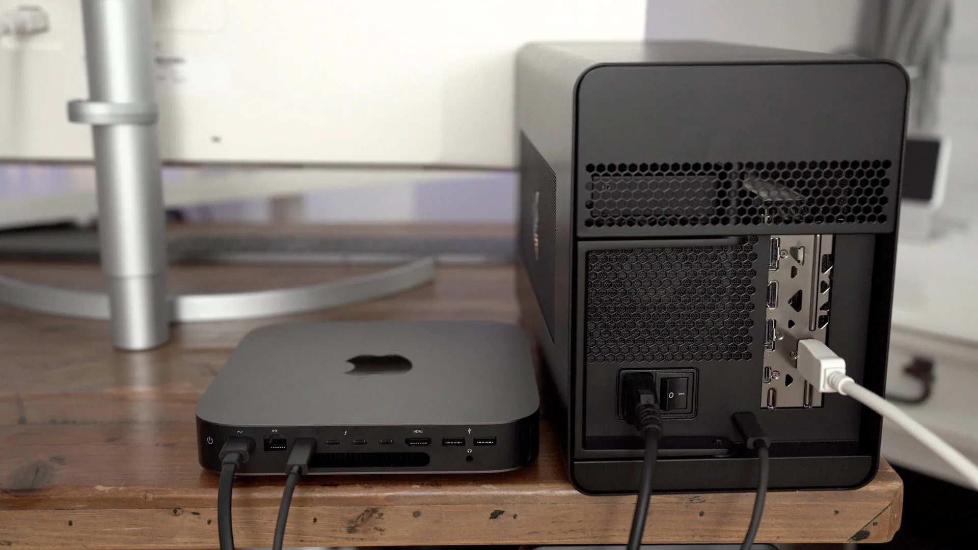kết nối RTX 2080 với Mac mini 2018