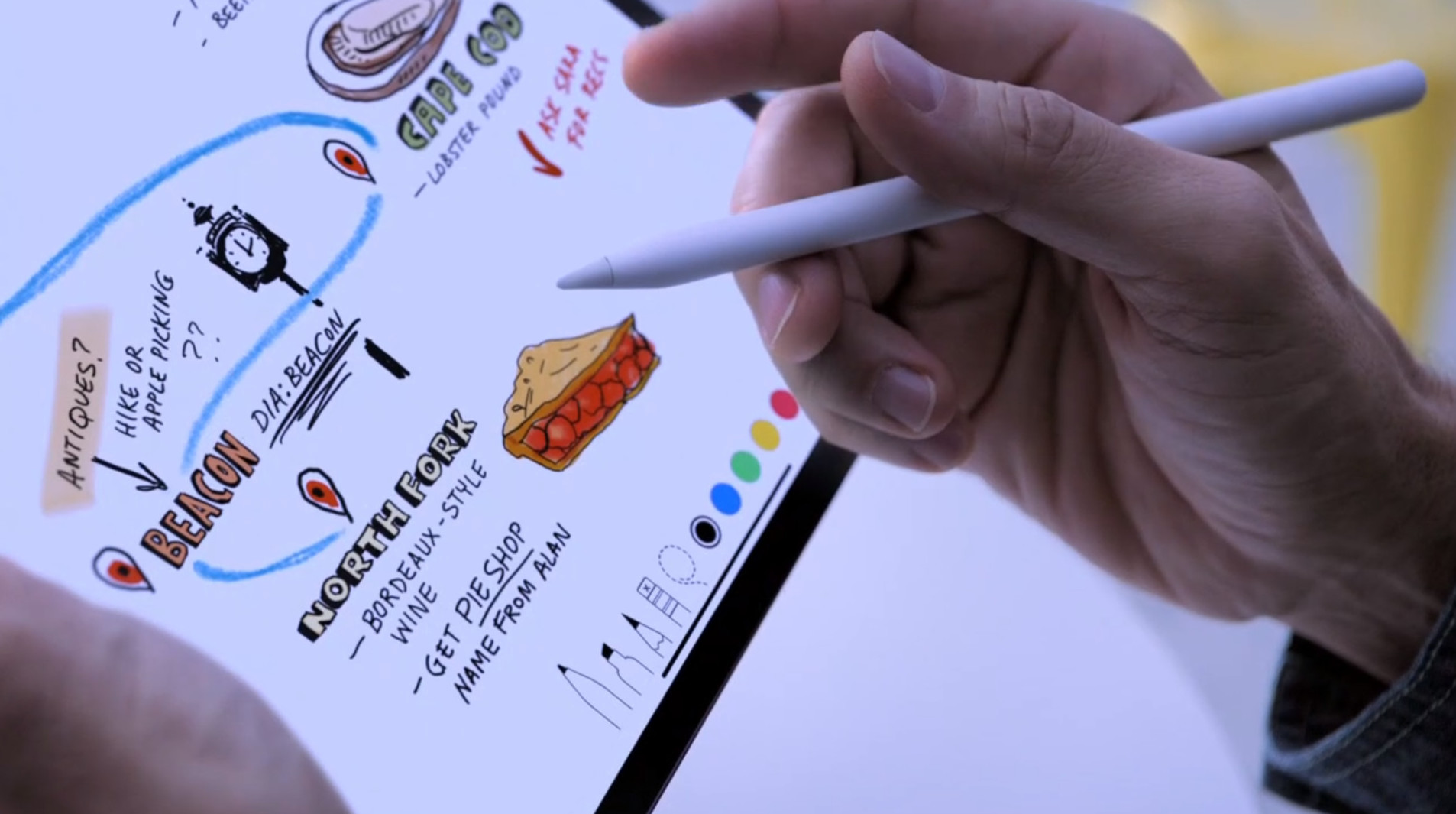 Phát hiện bằng sáng chế về nhiều cử chỉ khác cho Apple Pencil