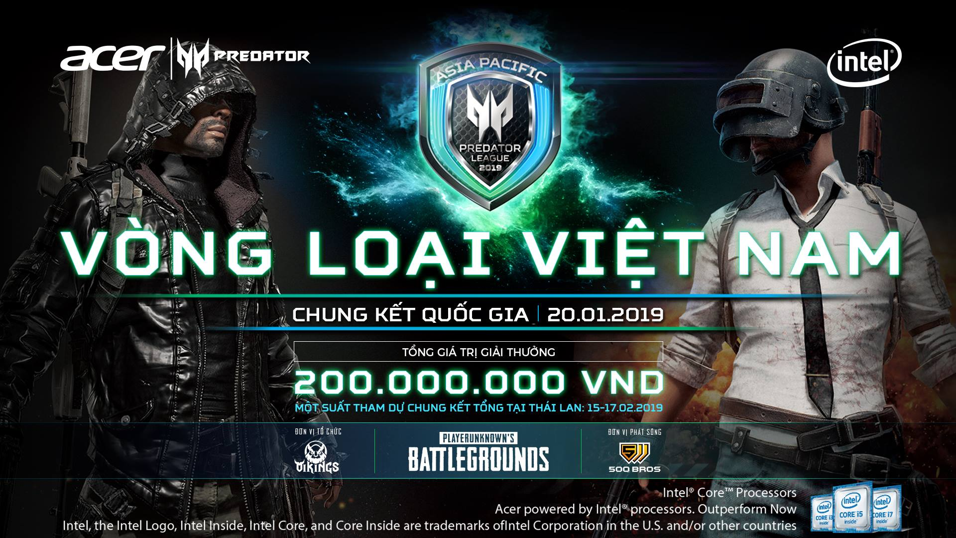 Vòng chung kết Predator League 2019: Ngày hội lớn nhất trong năm của cộng đồng PUBG Việt Nam