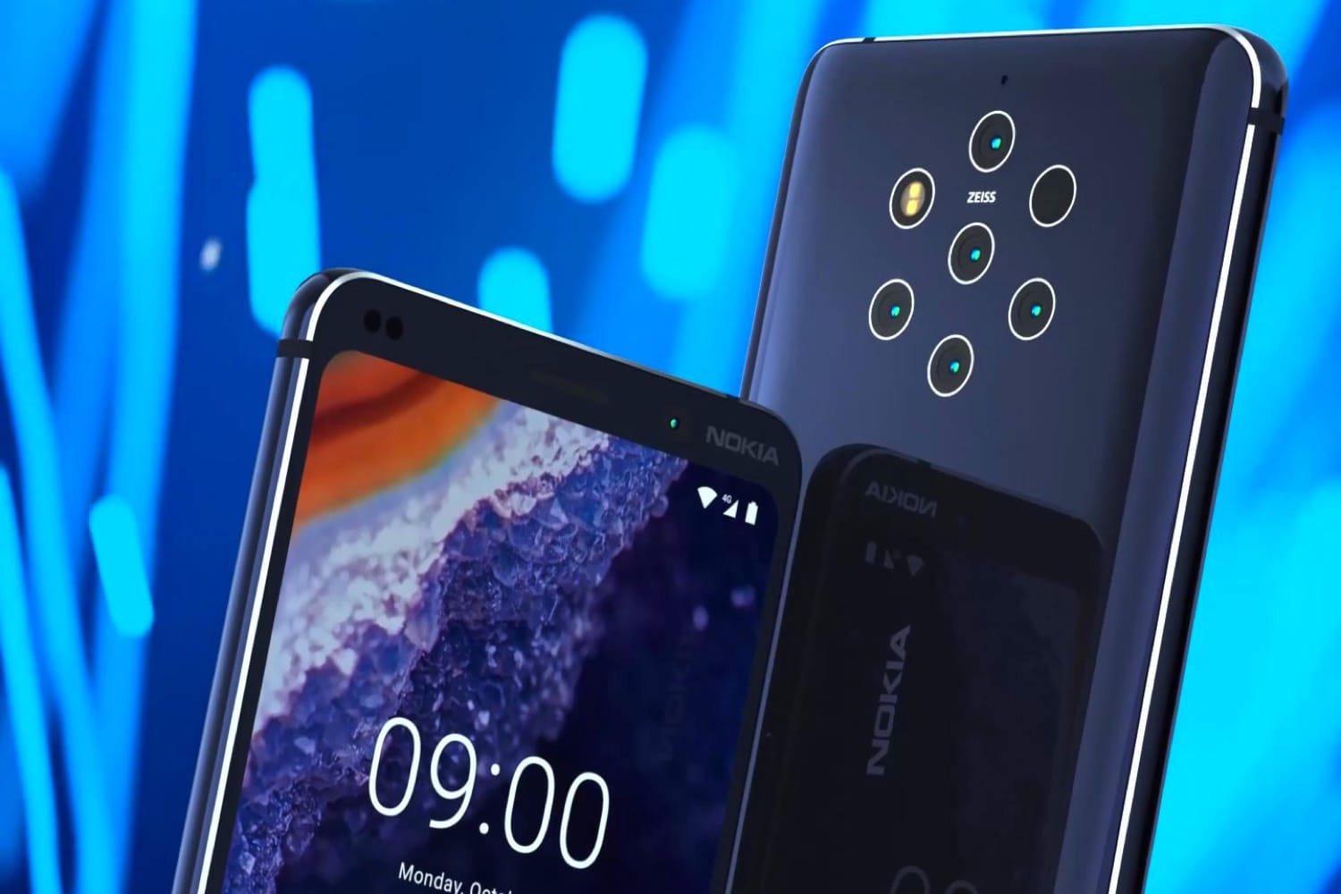 Cập nhật: Nokia 9 PureView sẽ được ra vào tối nay tại MWC 2019, 5 camera phía sau, 2 cảm biến màu sắc và 3 cảm biến đơn sắc