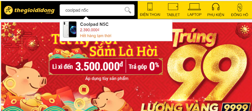 Coolpad N5C chuẩn bị lên kệ Thế giới di động, thiết kế tai thỏ, mặt lưng kính, hai lựa chọn màu, giá 2.390.000 đồng