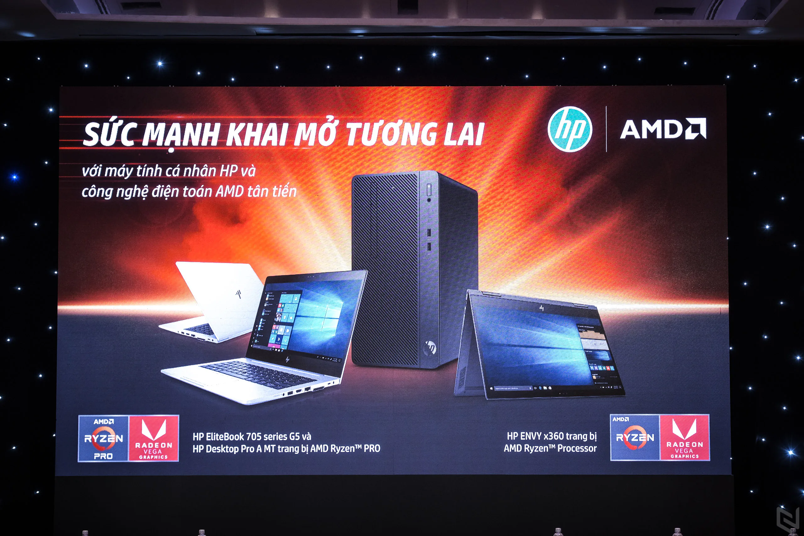HP Việt Nam giới thiệu danh mục sản phẩm máy tính cá nhân được trang bị vi xử lý AMD