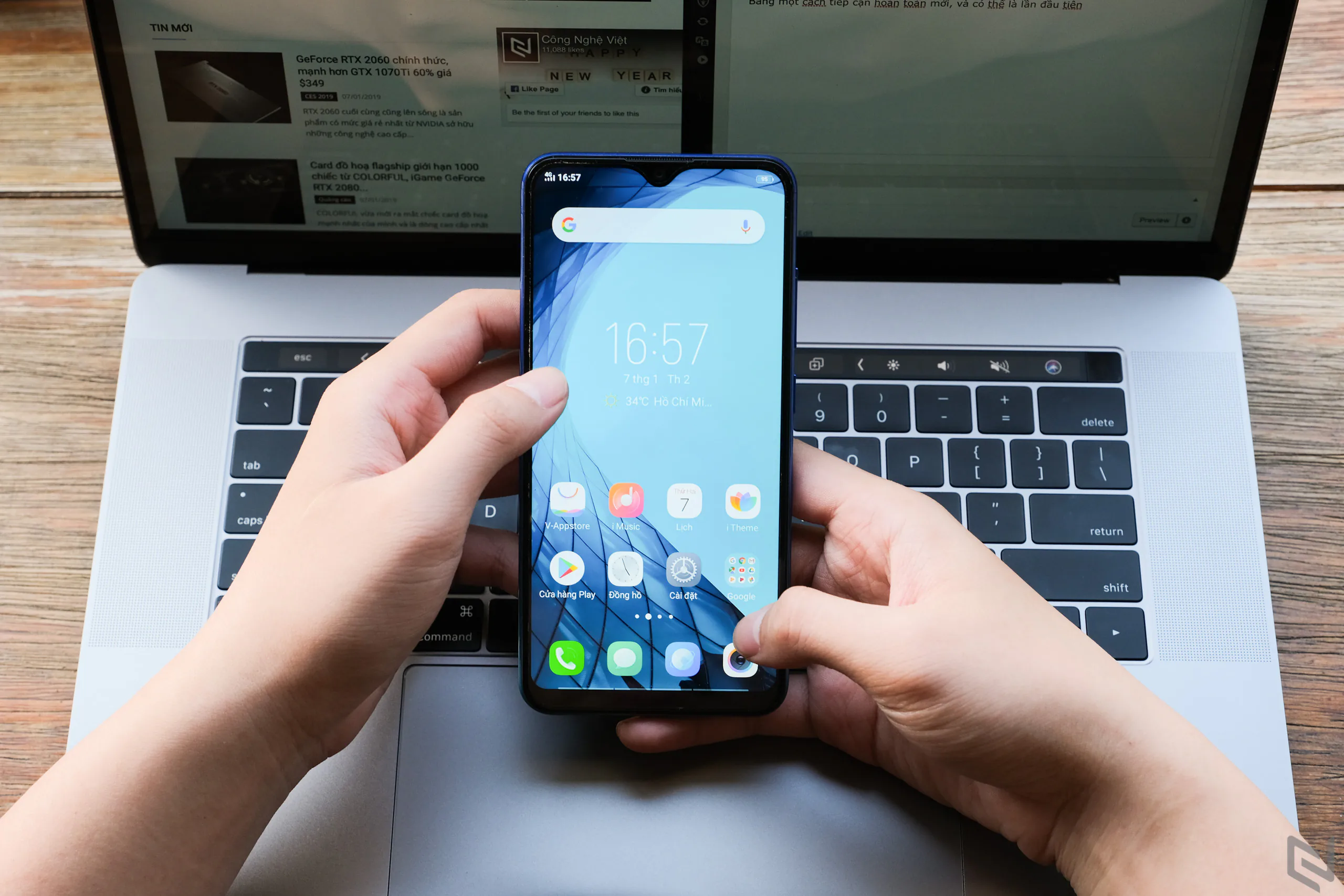 Trên tay Vivo Y91 - Nhiều tính năng hấp dẫn cho một mức giá phổ thông