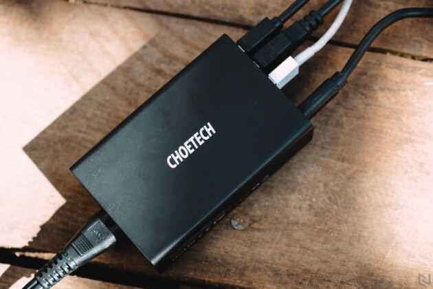 Trên tay USB-Charging Station từ Choetech: 5 cổng output, hổ trợ PowerDelivery sạc được cho MacBook