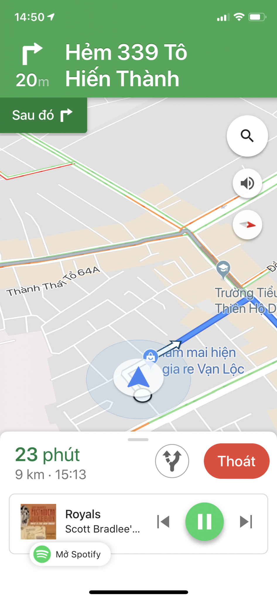 Google Maps cho iOS cập nhật hỗ trợ chỉ đường bằng xe máy, tích hợp thêm nghe nhạc khi đi xe