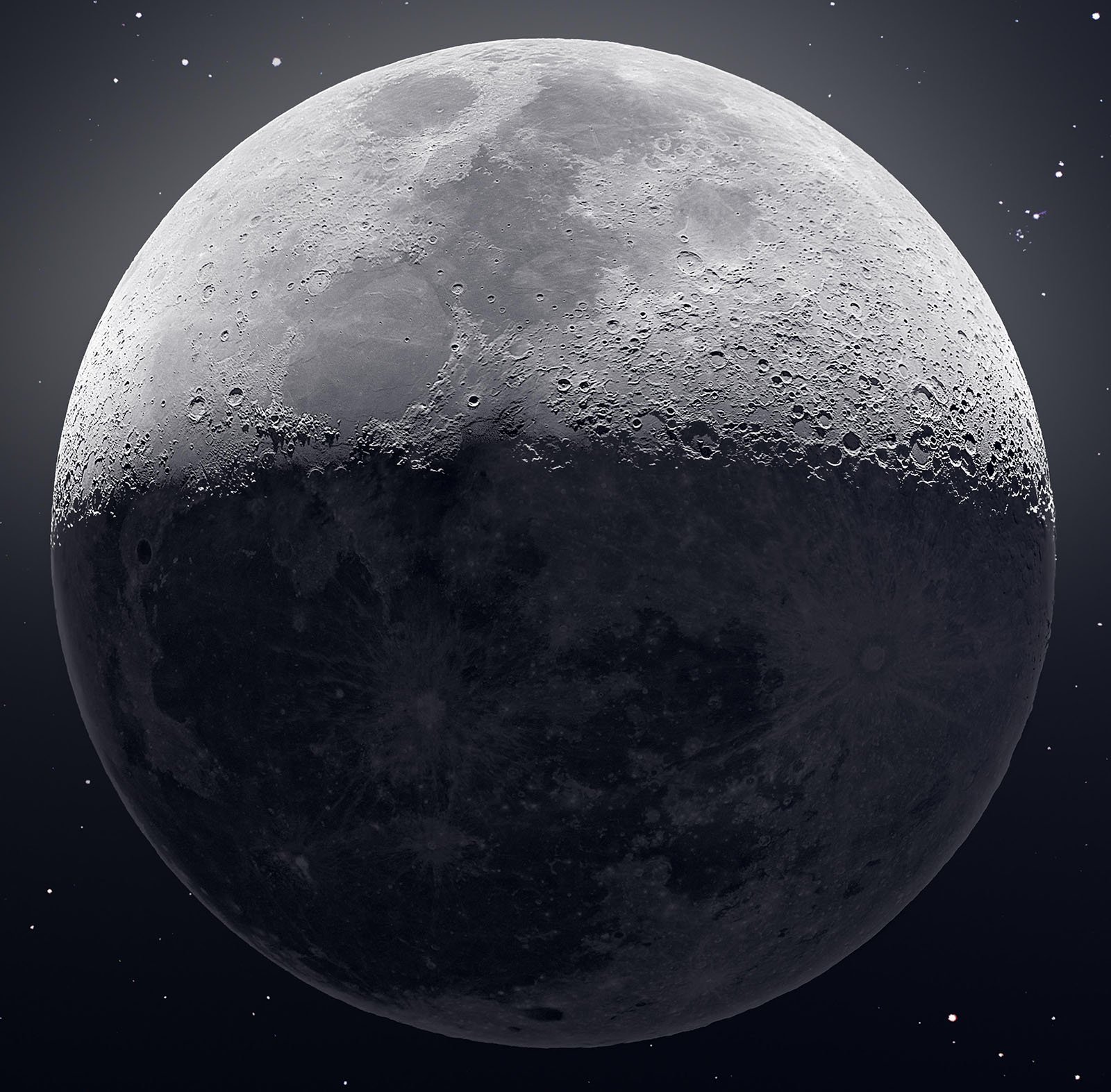 Cần đến 50,000 tấm hình để tạo ra bức ảnh 81MP của Mặt Trăng