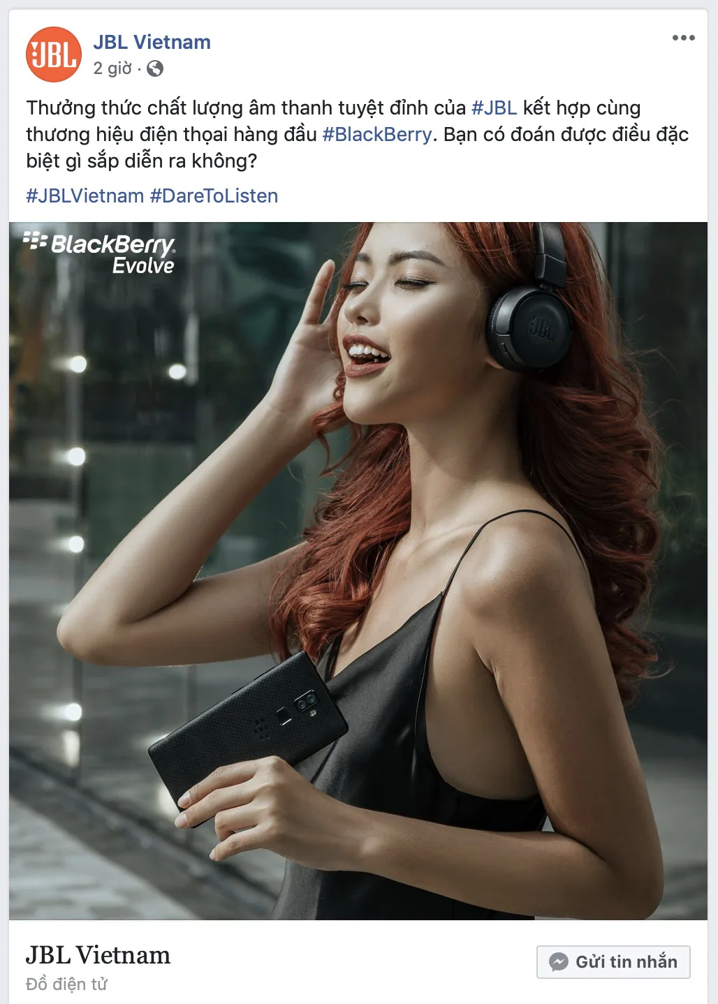 BlackBerry sẽ kết hợp cùng với JBL trong buổi ra mắt BlackBerry Evolve vào ngày mai?