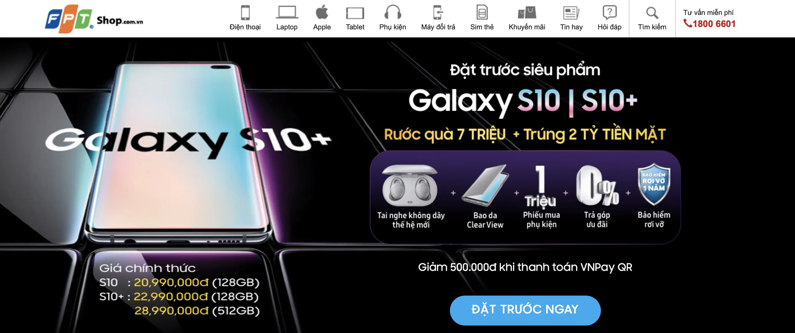 Tổng hợp các quà khi đặt Galaxy S10/Galaxy S10+ tại các nhà bán lẻ, bắt đầu đặt hàng từ 27/2 và lên kệ 8/3