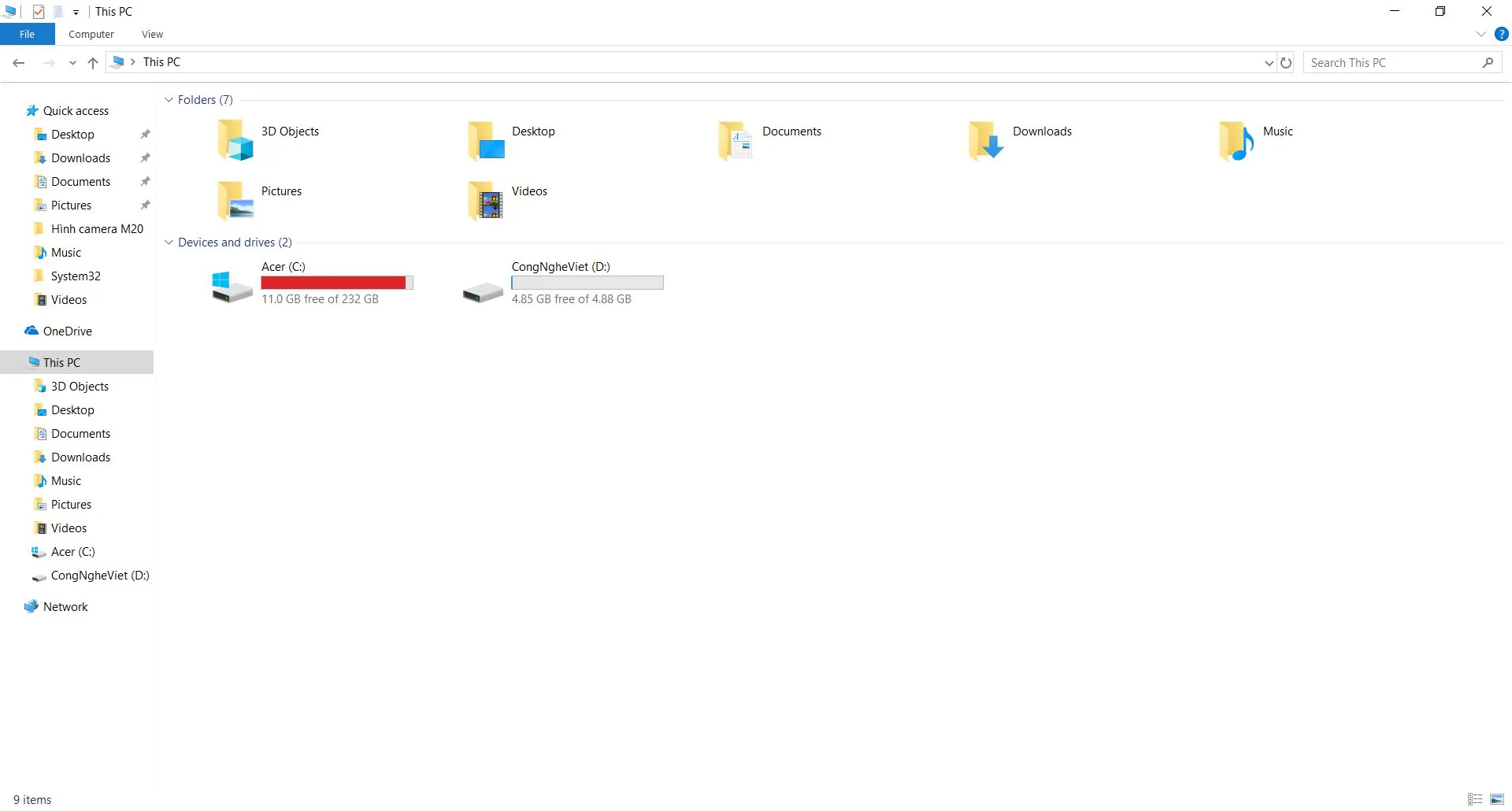 Hướng dẫn chia gộp ổ cứng trên Windows