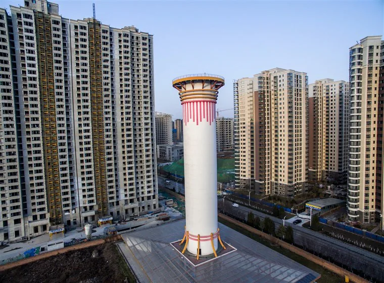 Trung Quốc xây dựng "máy lọc khí" lớn nhất thế giới, đối phó ô nhiễm khí hậu nghiêm trọng