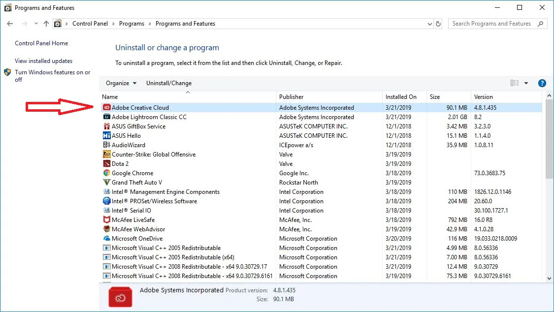 Cách gỡ bỏ Adobe Creative Cloud nhanh chóng đơn giản