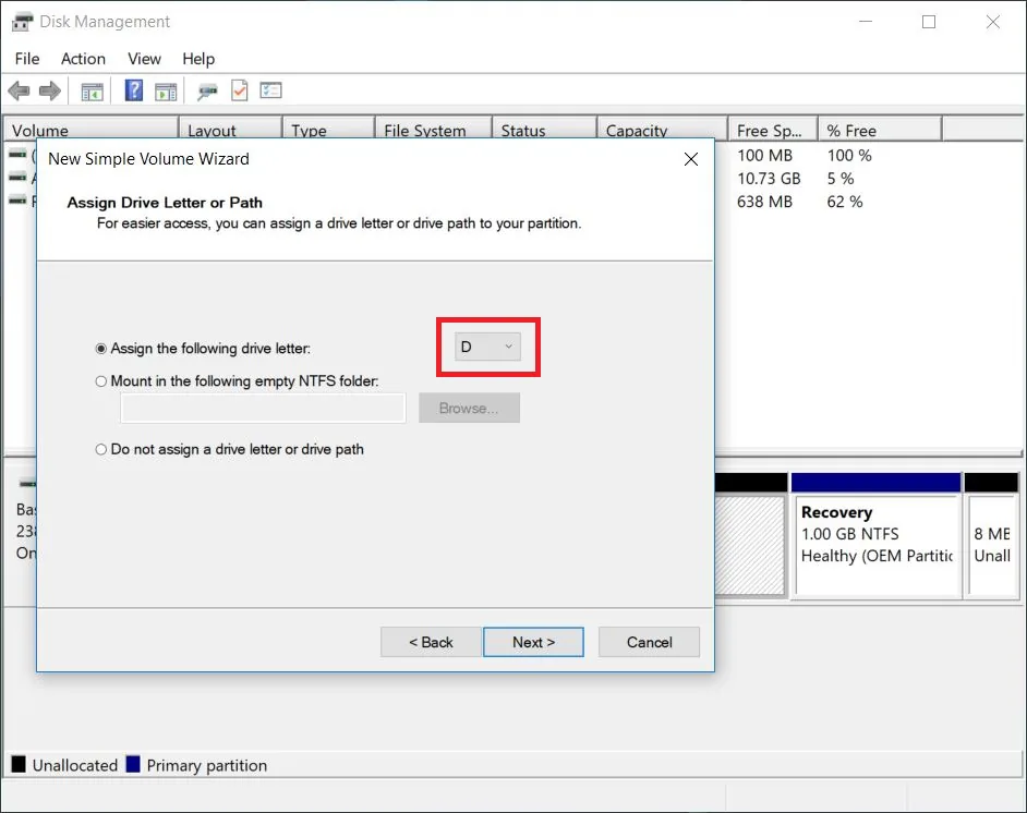 Hướng dẫn chia gộp ổ cứng trên Windows