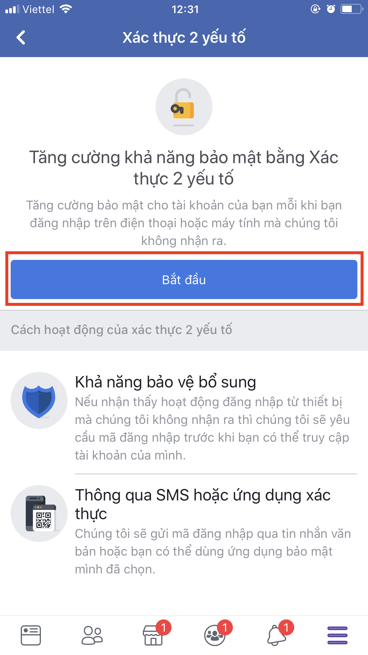 Hướng dẫn kích hoạt bảo mật 2 lớp, bảo vệ an toàn cho tài khoản Facebook