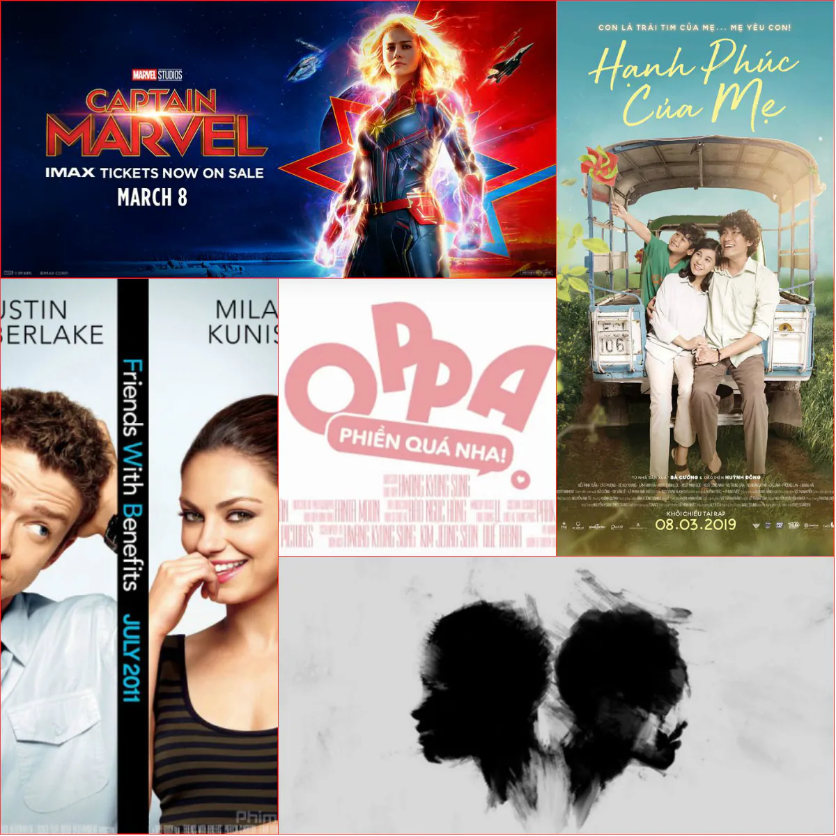 Loạt phim chiếu rạp tháng 03/2019: Captain Marvel, Hạnh Phúc Của Mẹ,...