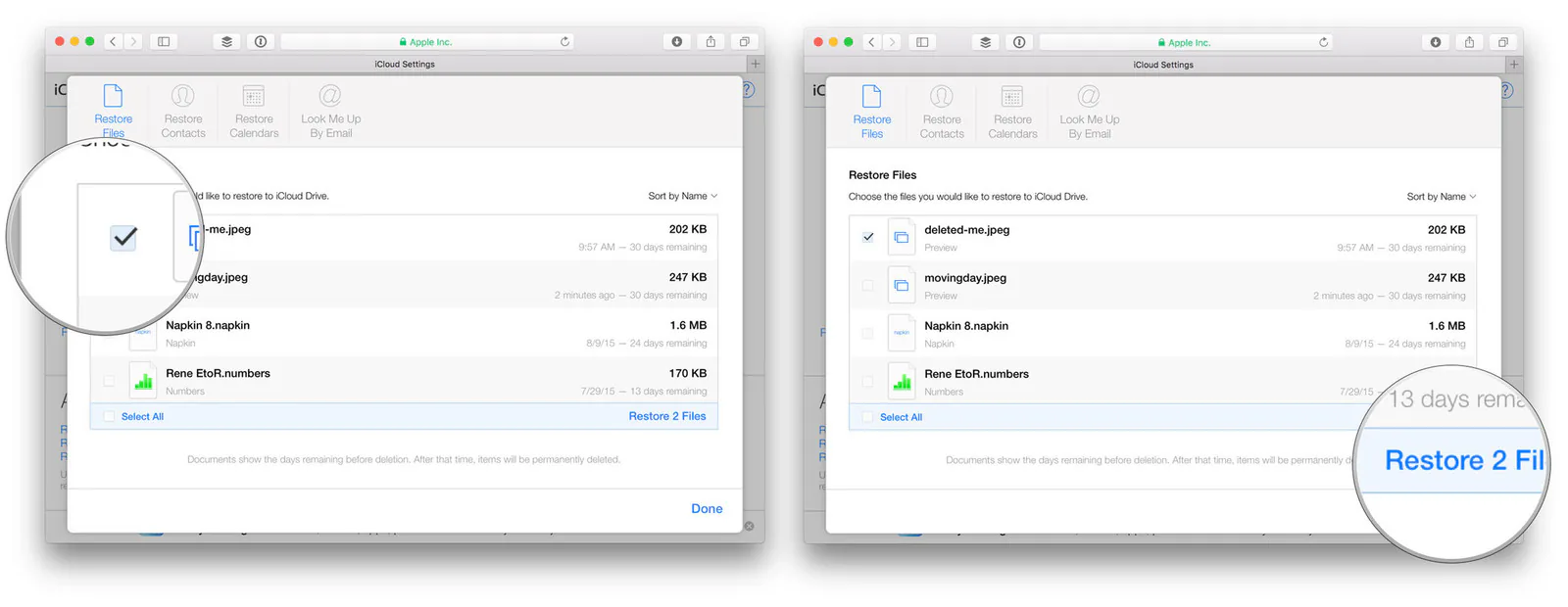 khôi phục dữ liệu từ icloud