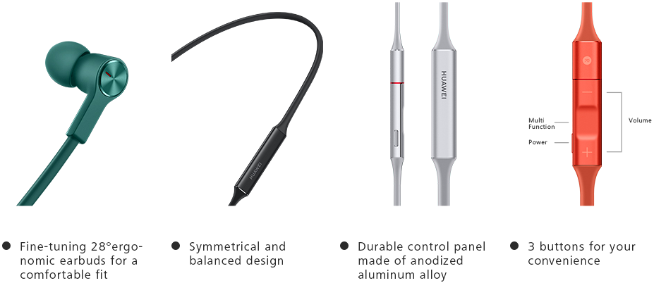Huawei ra mắt phụ kiện kèm với P30 gồm tai nghe FreeLace, FreeBuds Lite và Watch GT