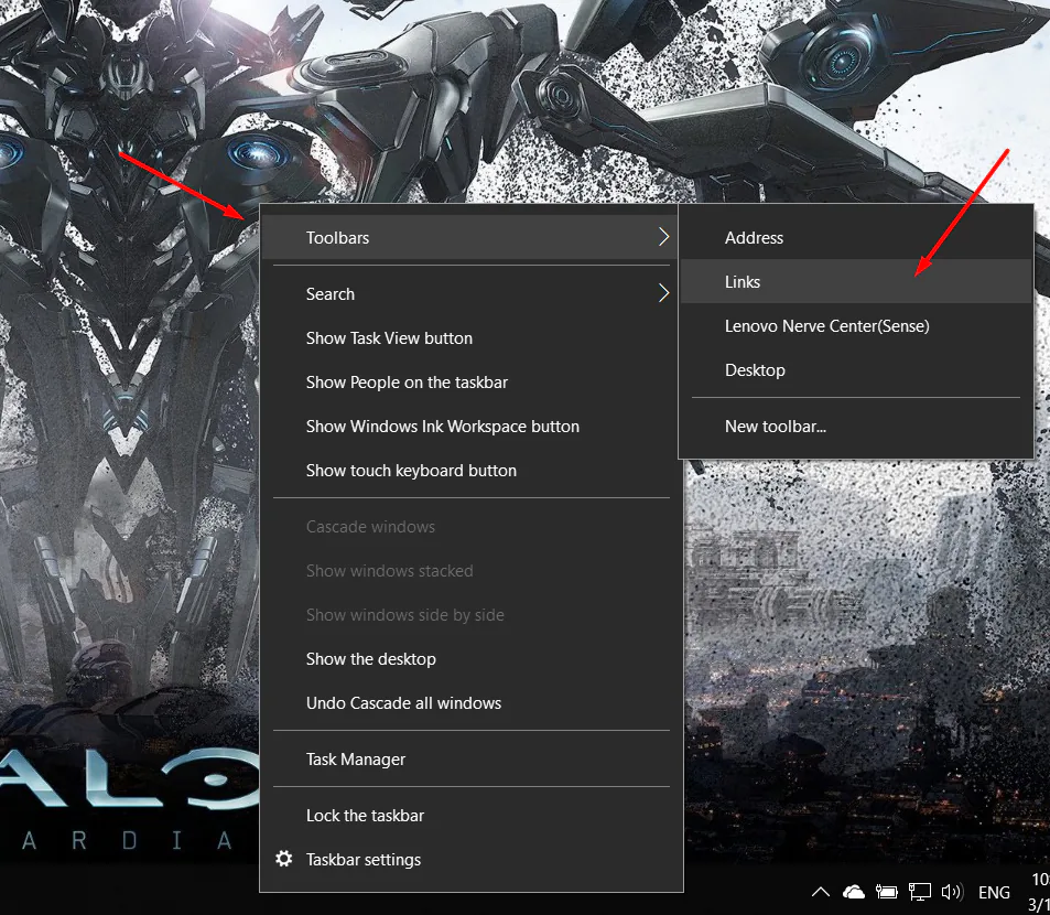 Thủ thuật Windows 10 - Hướng dẫn đưa icon ứng dụng vào giữa thanh Taskbar
