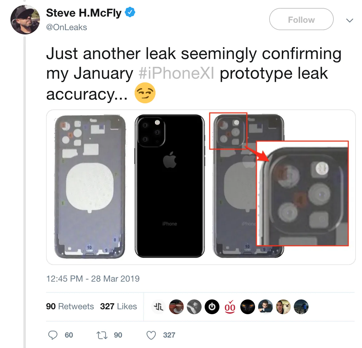 Lộ sơ đồ thiết kế iPhone XI, xác nhận tin đồn về cụm 3 camera