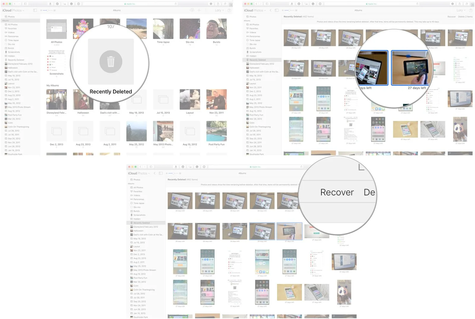 khôi phục dữ liệu từ icloud