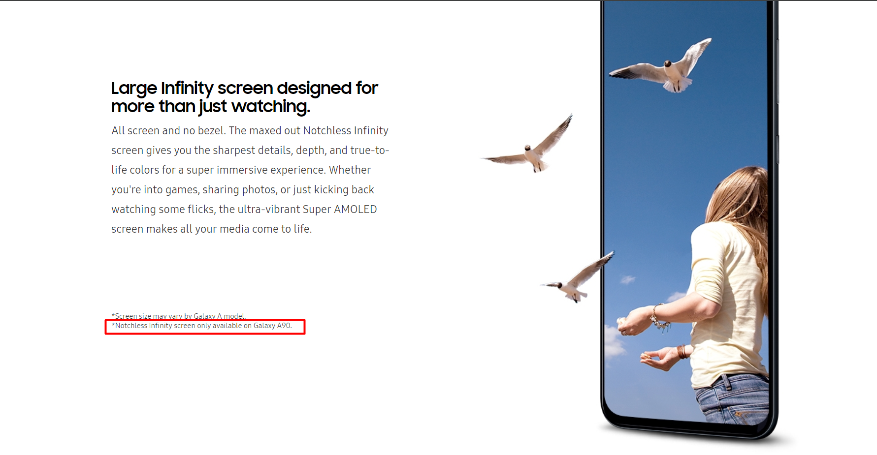 Samsung "vô tình" xác nhận Galaxy A90 sẽ có màn hình vô cực và không có tai thỏ
