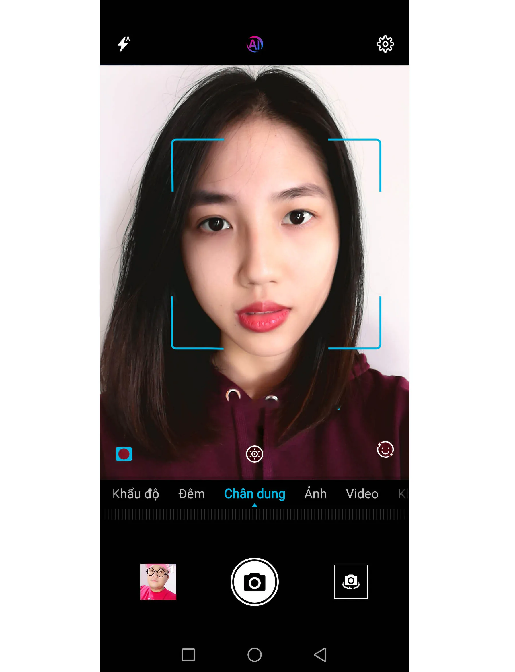 Selfie cực chất với tính năng sẵn có trên Honor 10 Lite