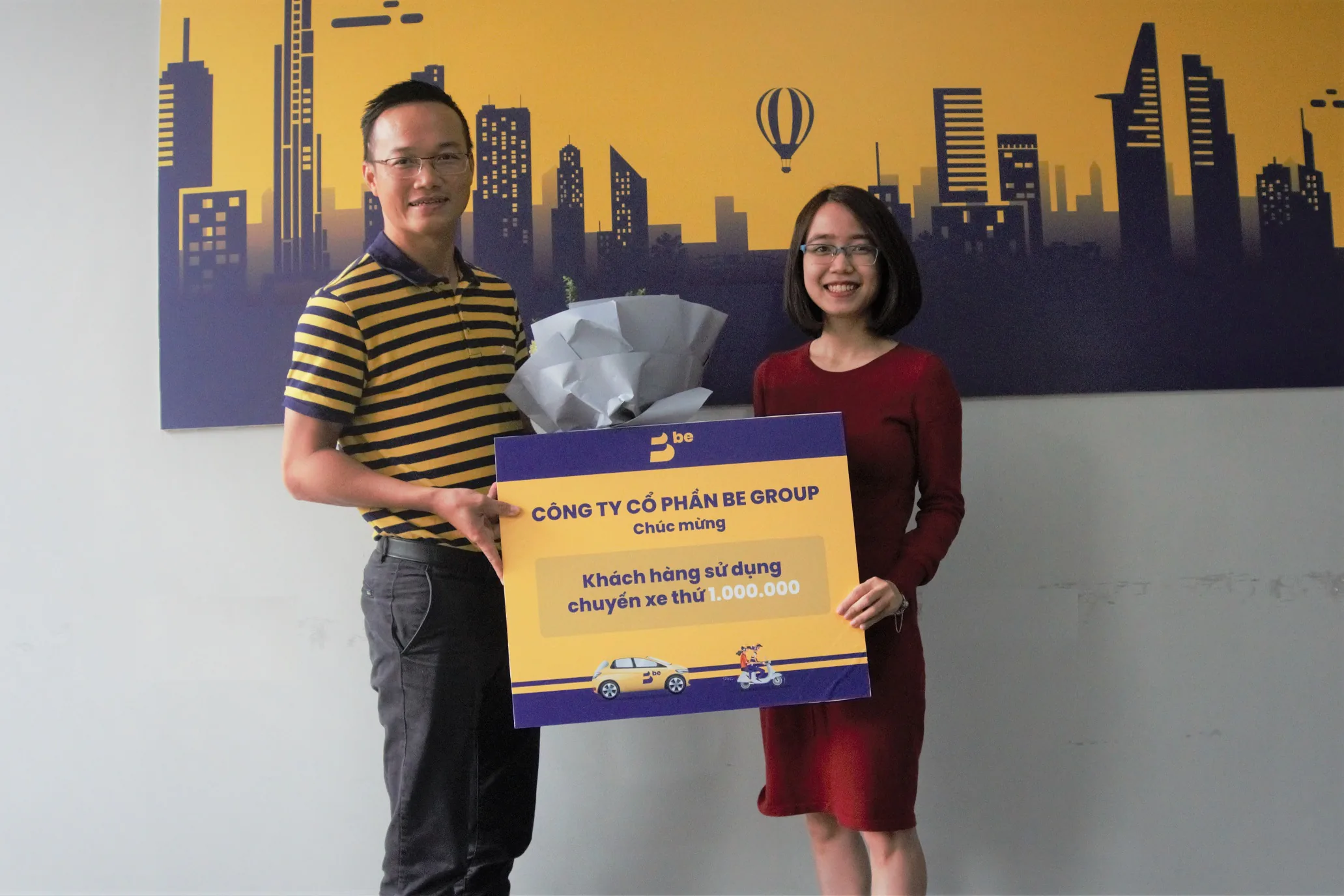 Ứng dụng gọi xe “be” đã hoàn thành khoảng 5 triệu chuyến xe và sẽ hiện diện ở 22 tỉnh thành phố năm 2019