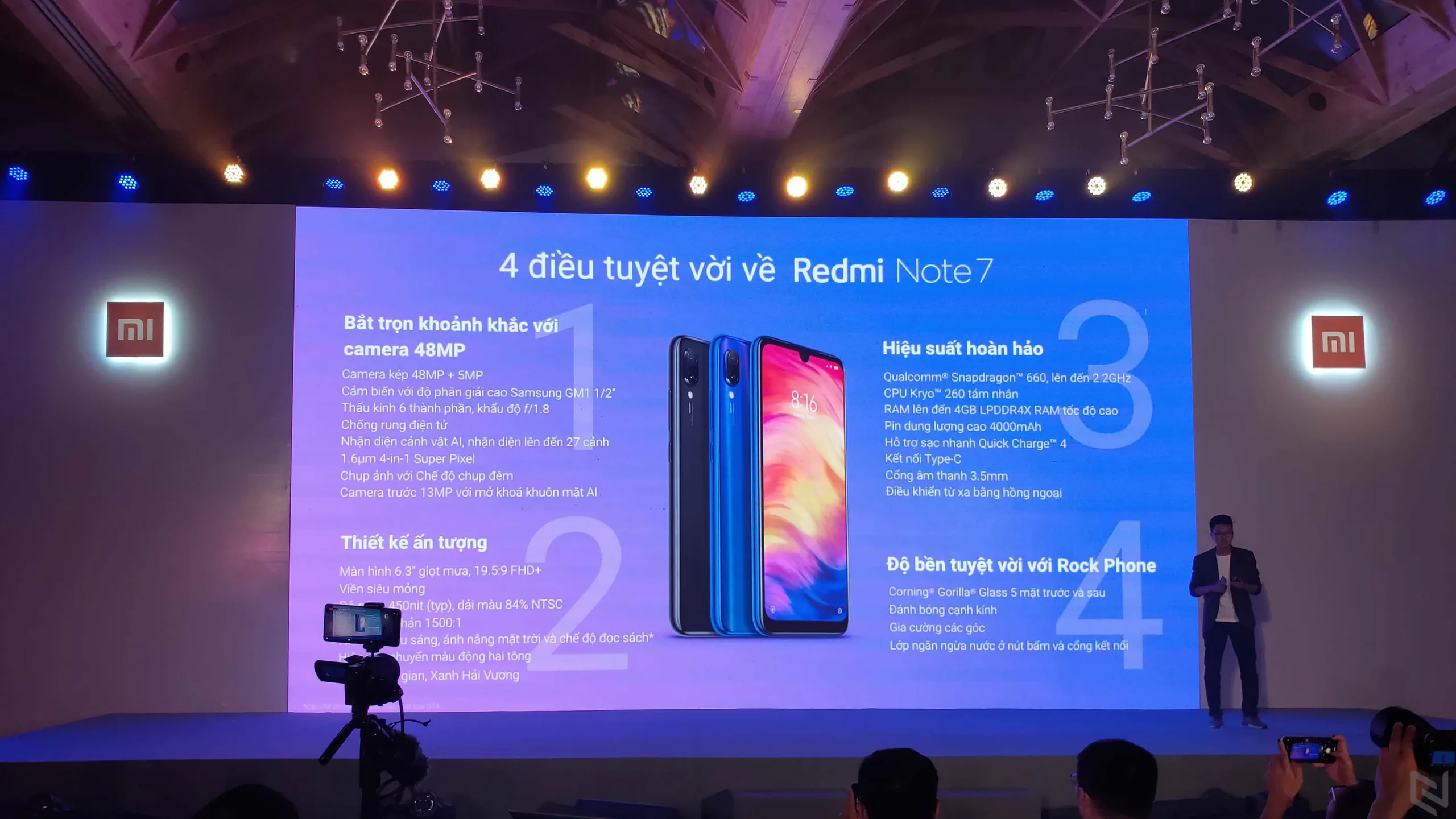 Xiaomi Redmi Note 7 ra mắt thị trường Việt, camera 48MP, màn hình giọt mưa, giá từ 3,990,000đ, mở bán ngày 28/3
