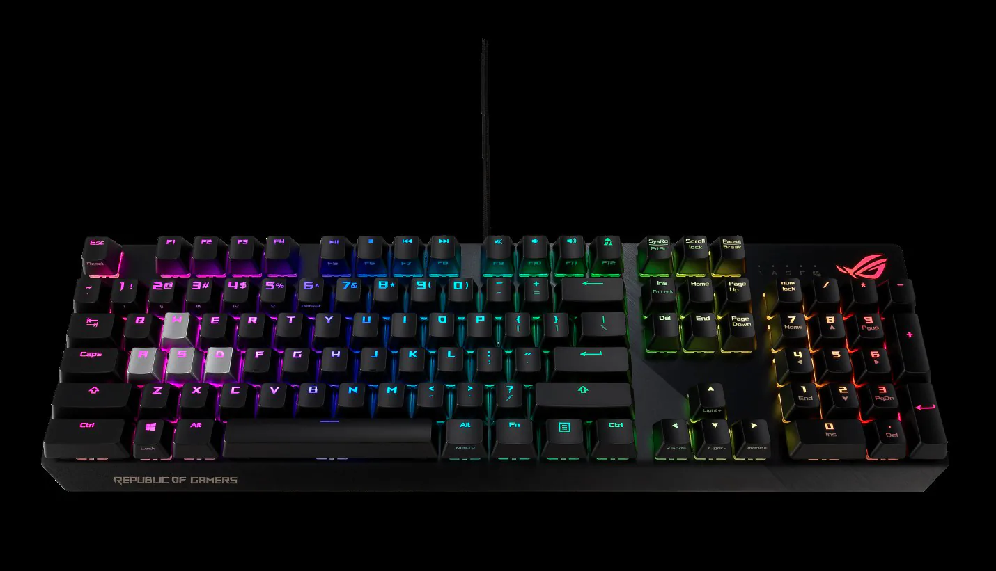 ASUS Republic of Gamers công bố bàn phím ROG Strix Scope