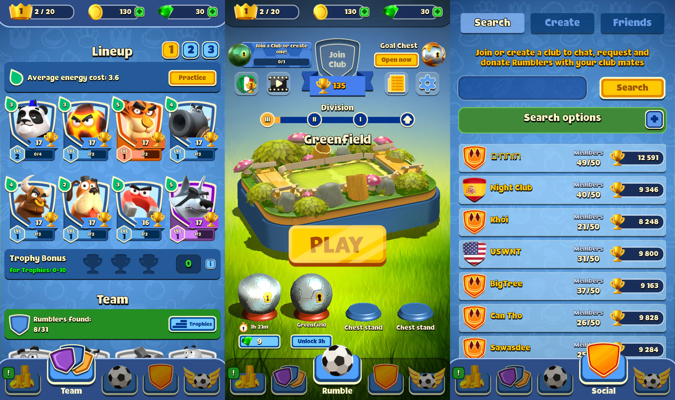 Rumble Stars Soccer : Game thể thao chiến thuật vui nhộn