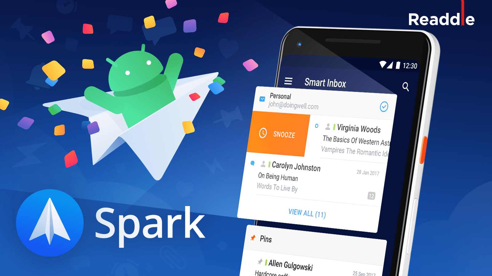 Ứng dụng mail Spark đã có cho Android, thay thế Inbox của Google vừa bị khai tử