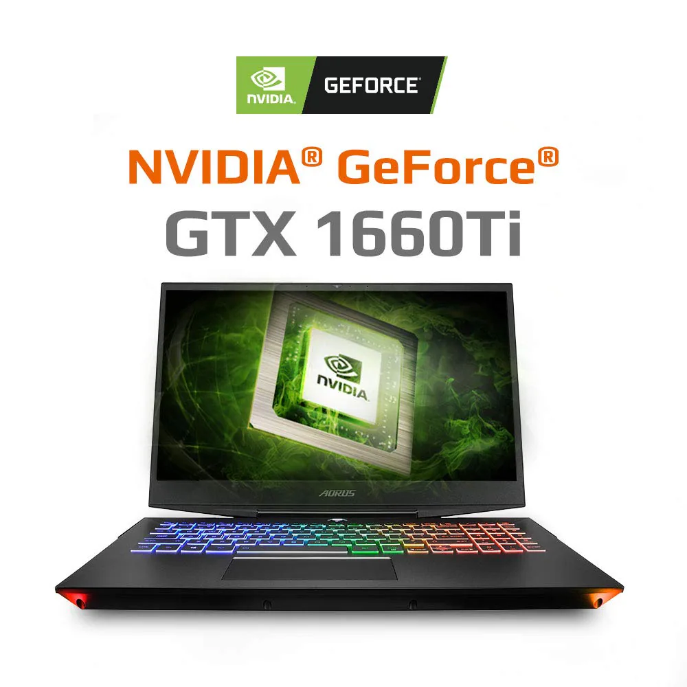 AORUS 15 với Nvidia GTX 1660 Ti và GTX 1650