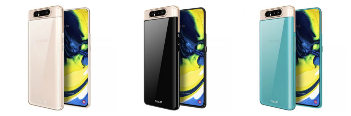 Ốp lưng bao da của Samsung Galaxy A80 sẽ trông như thế nào?