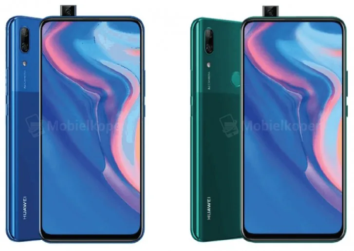 Rò rỉ hình ảnh của chiếc Huawei đầu tiên sở hữu camera pop-up