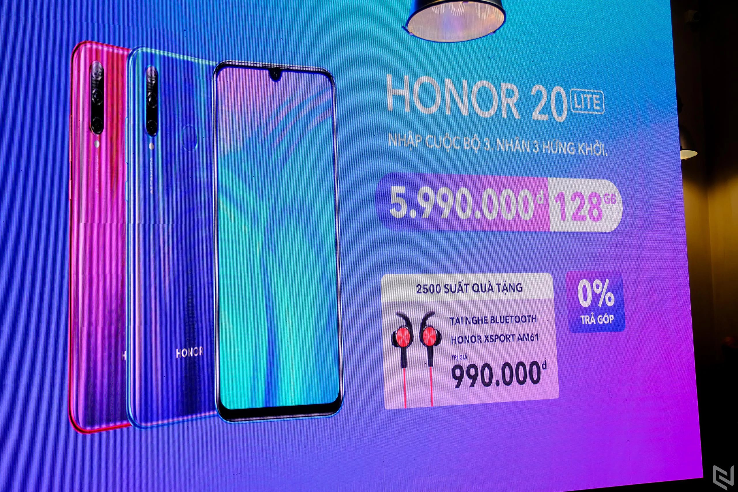 HONOR chính thức ra mắt HONOR 20 LITE, “Nhập cuộc bộ ba - Nhân ba hứng khởi”, giá 5,990,000 VND