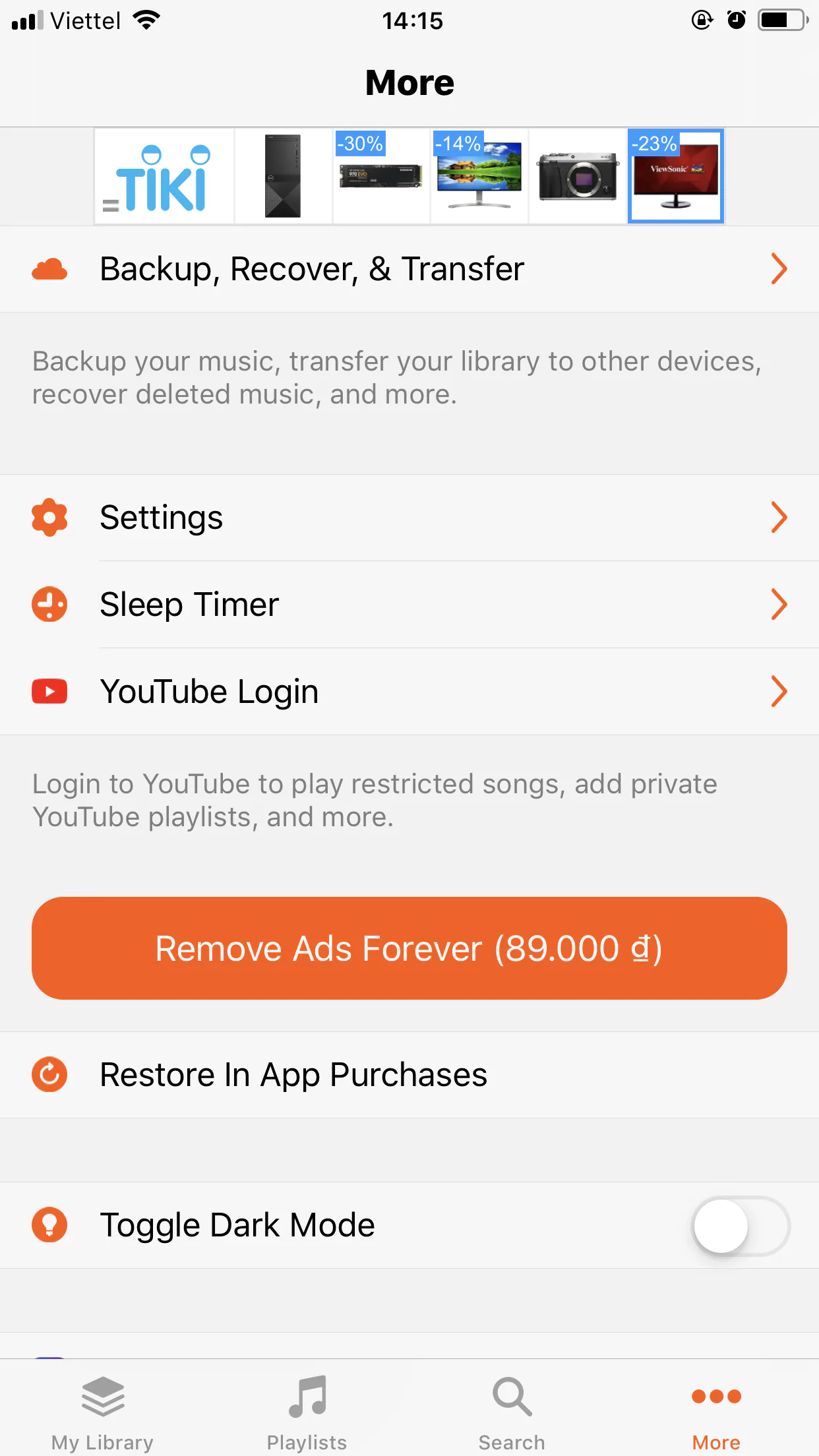 Làm cách nào để nghe nhạc Youtube khi đã tắt màn hình?