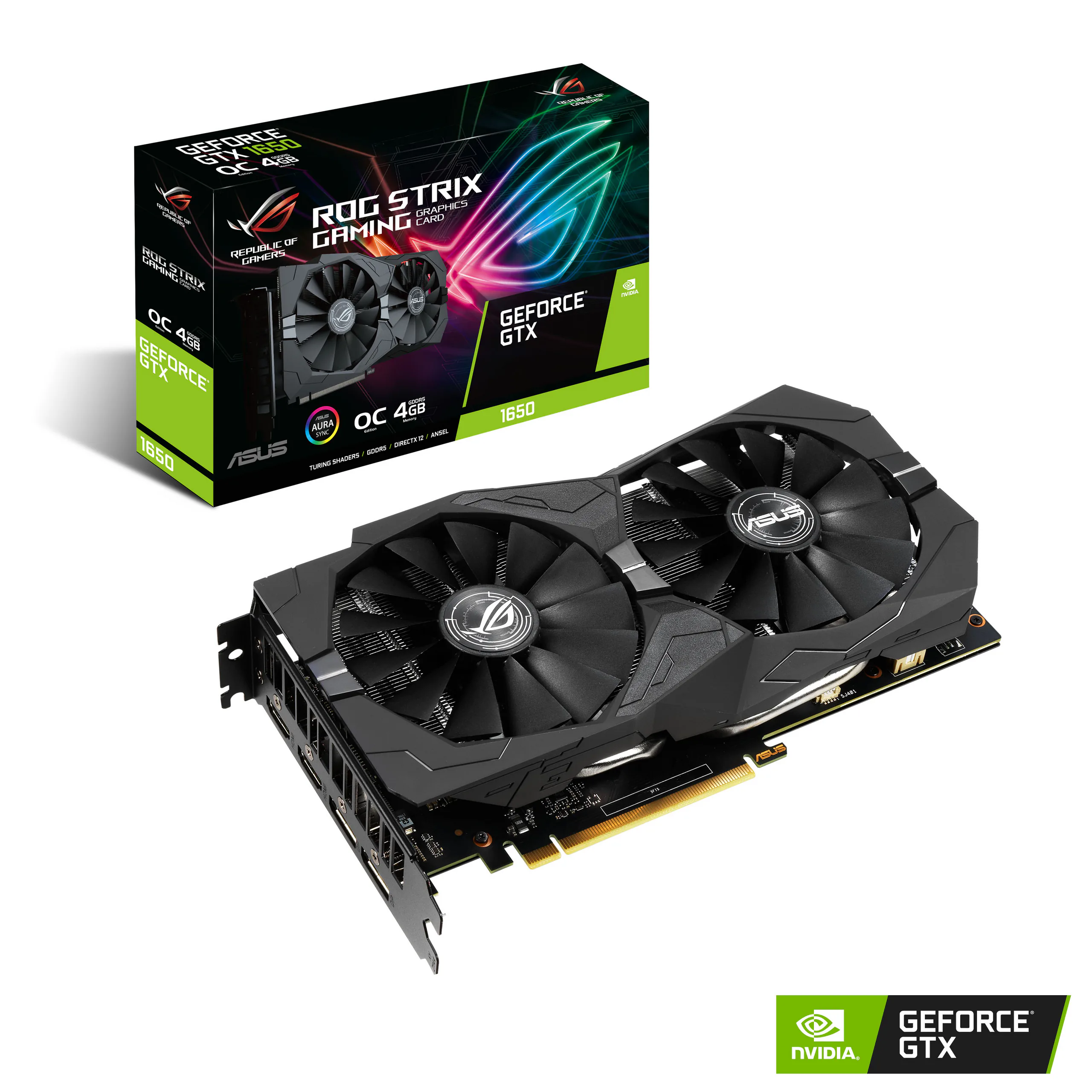 ASUS công bố các dòng sản phẩm card đồ họa ROG Strix, Dual và Phoenix GeForce GTX 1650