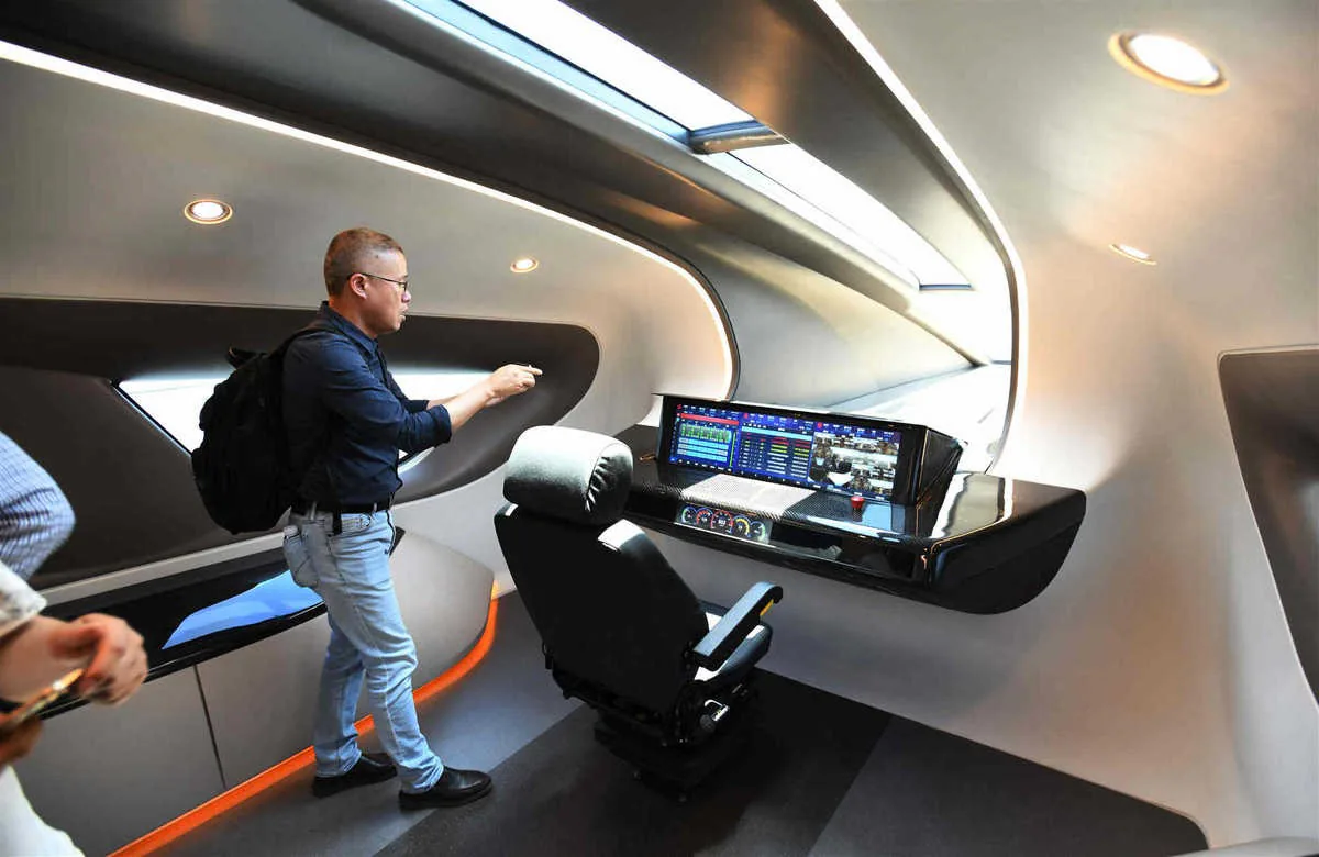 Maglev: mẫu tàu đệm từ trường siêu tốc đầu tiên của Trung Quốc ra mắt, vận tốc 600km/h