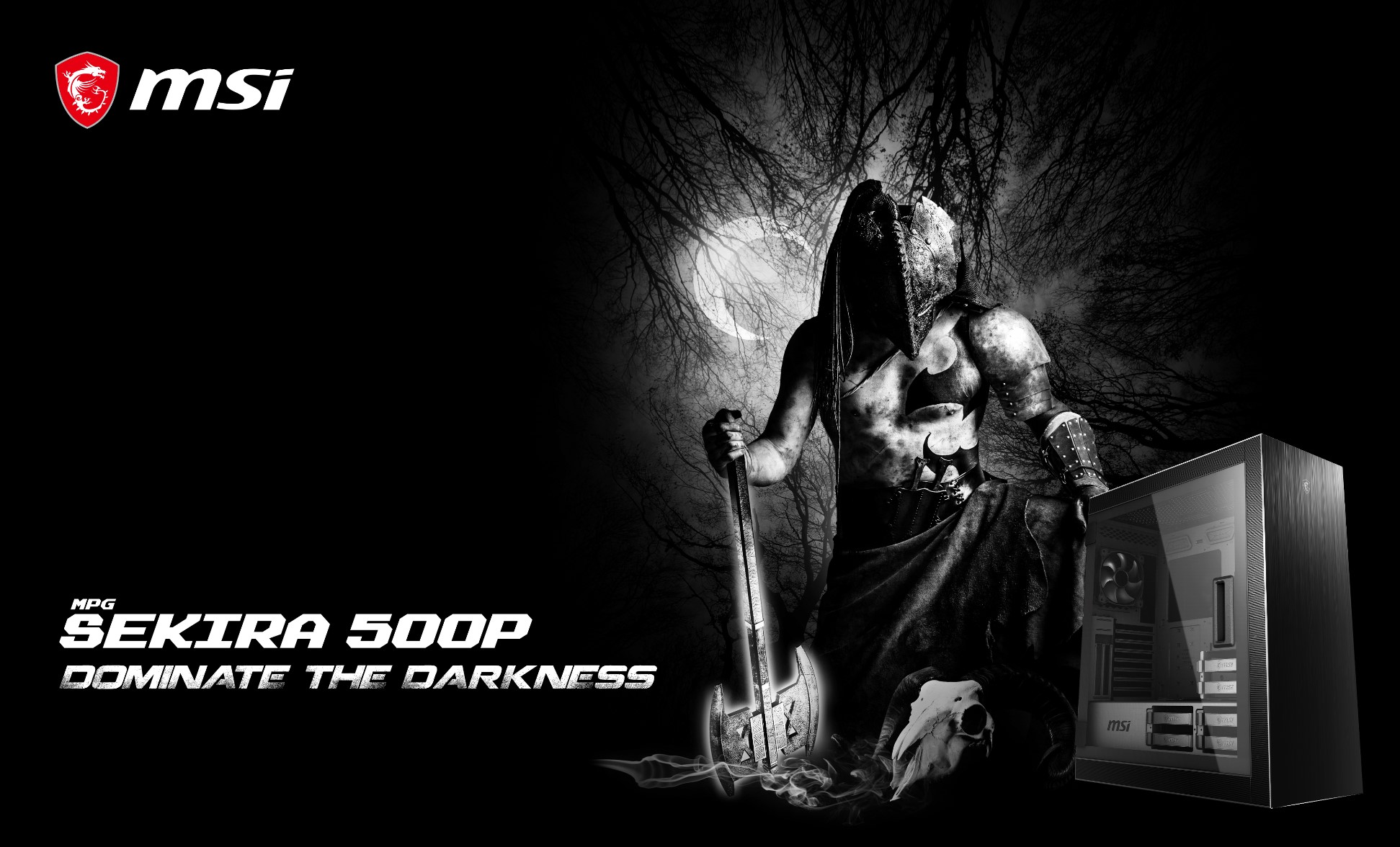 Vỏ case MSI MPG SEKIRA 500 Series, sự khéo léo tuyệt đỉnh của vỏ case gaming