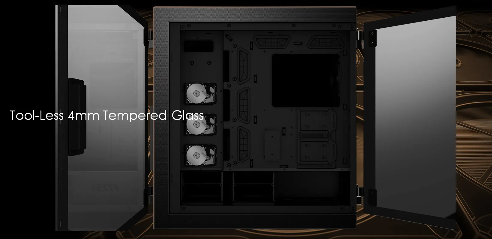 Vỏ case MSI MPG SEKIRA 500 Series, sự khéo léo tuyệt đỉnh của vỏ case gaming