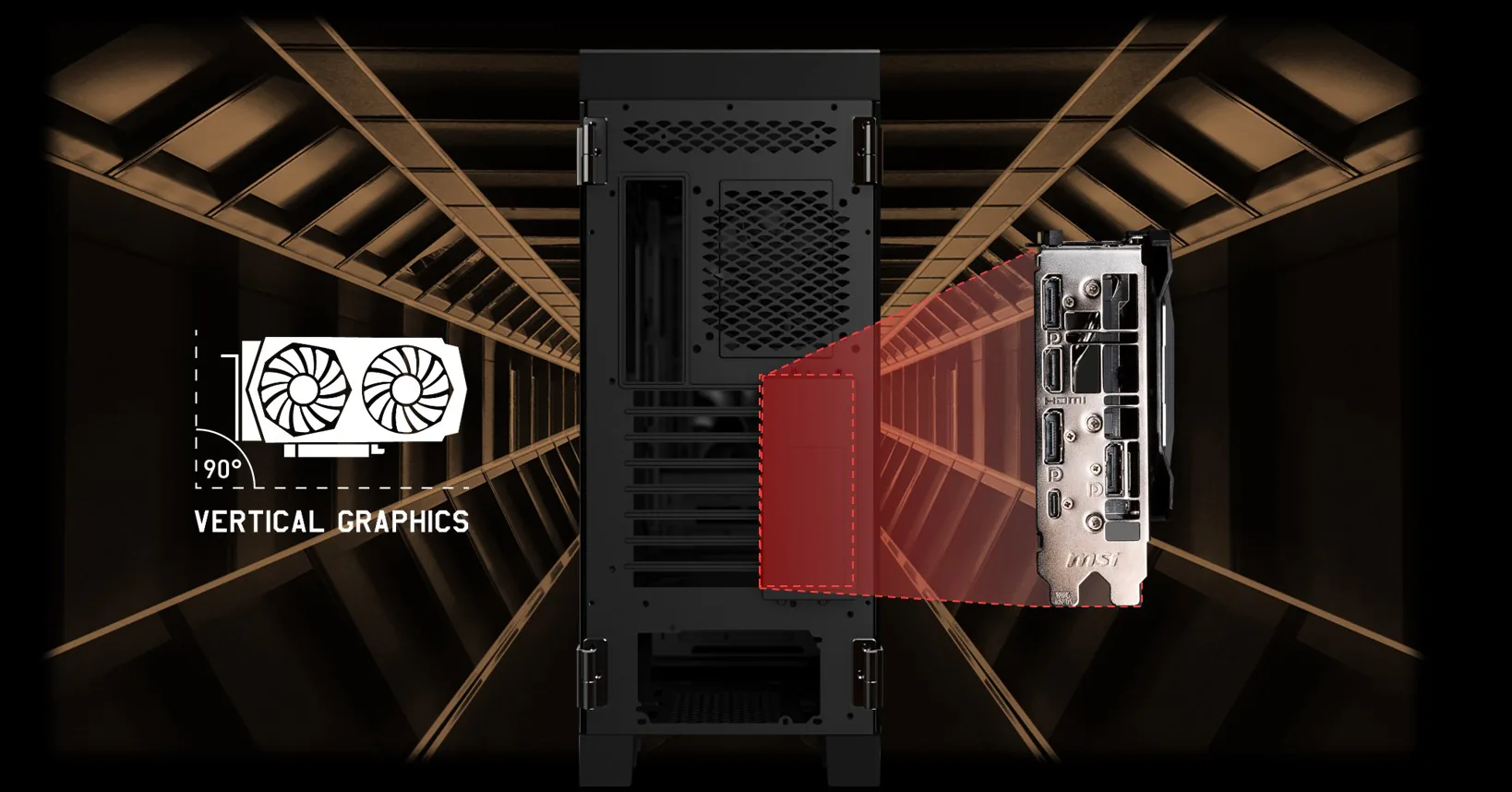 Vỏ case MSI MPG SEKIRA 500 Series, sự khéo léo tuyệt đỉnh của vỏ case gaming